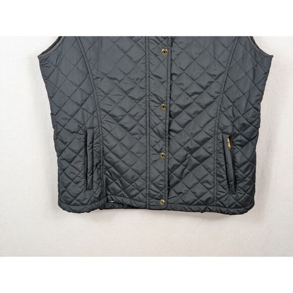 Peter Millar Essex Quilted Vest Navy Blue Women's Size XL - Picture 3 of 14